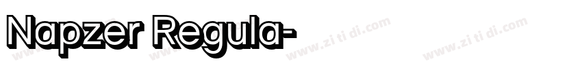 Napzer Regula字体转换